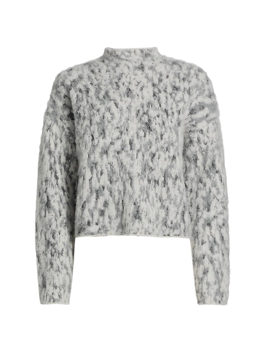 Womens Abstract Onyx Jacquard Sweater Product Image