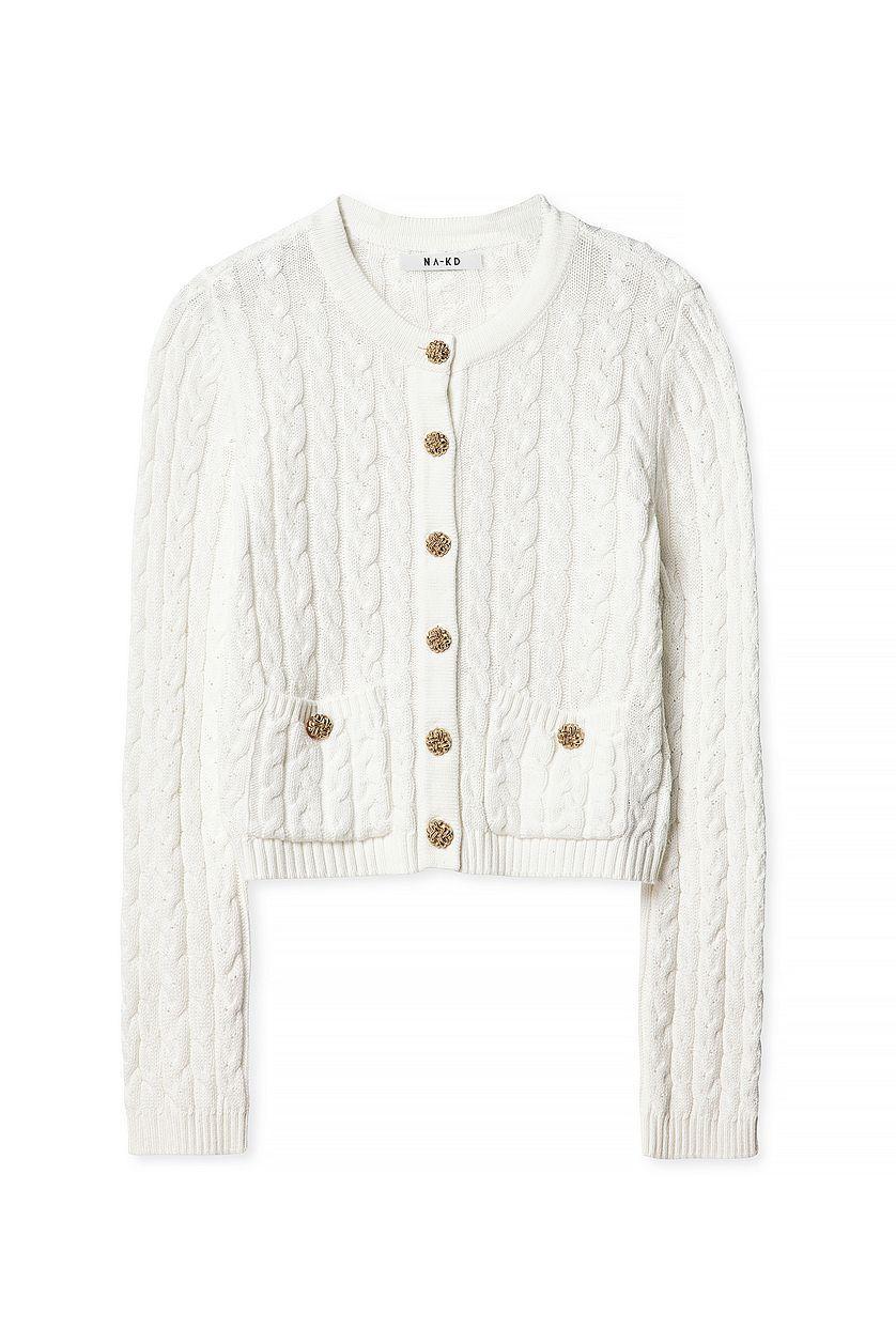 Cable Knitted Cardigan Product Image