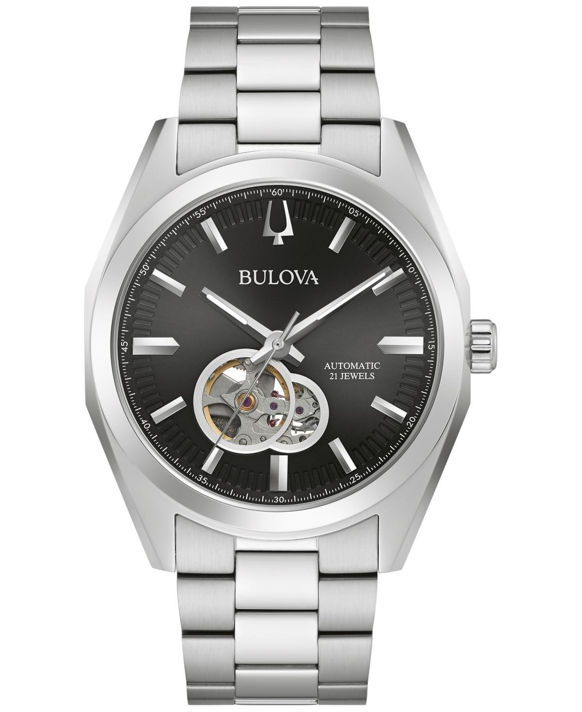 Bulova Mens Surveyor Classic Automatic Two Tone Stainless Steel Bracelet Watch Product Image