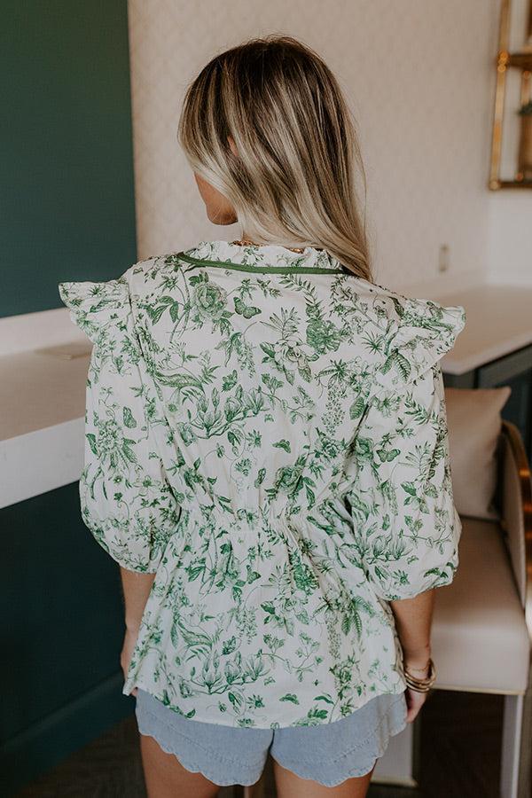 Charming Embrace Floral Top Product Image