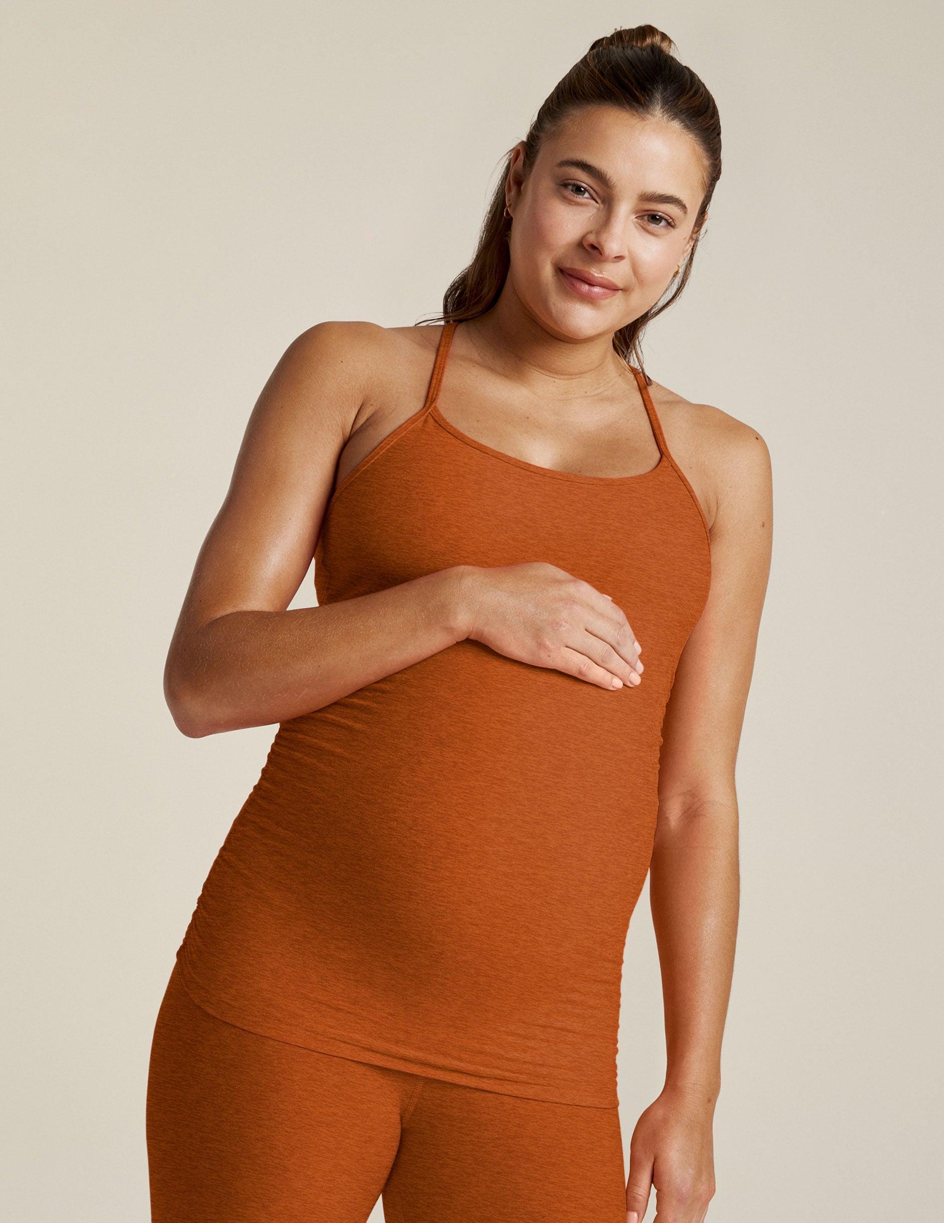 Spacedye Keep Your Cool Maternity Slim Racerback Tank Product Image