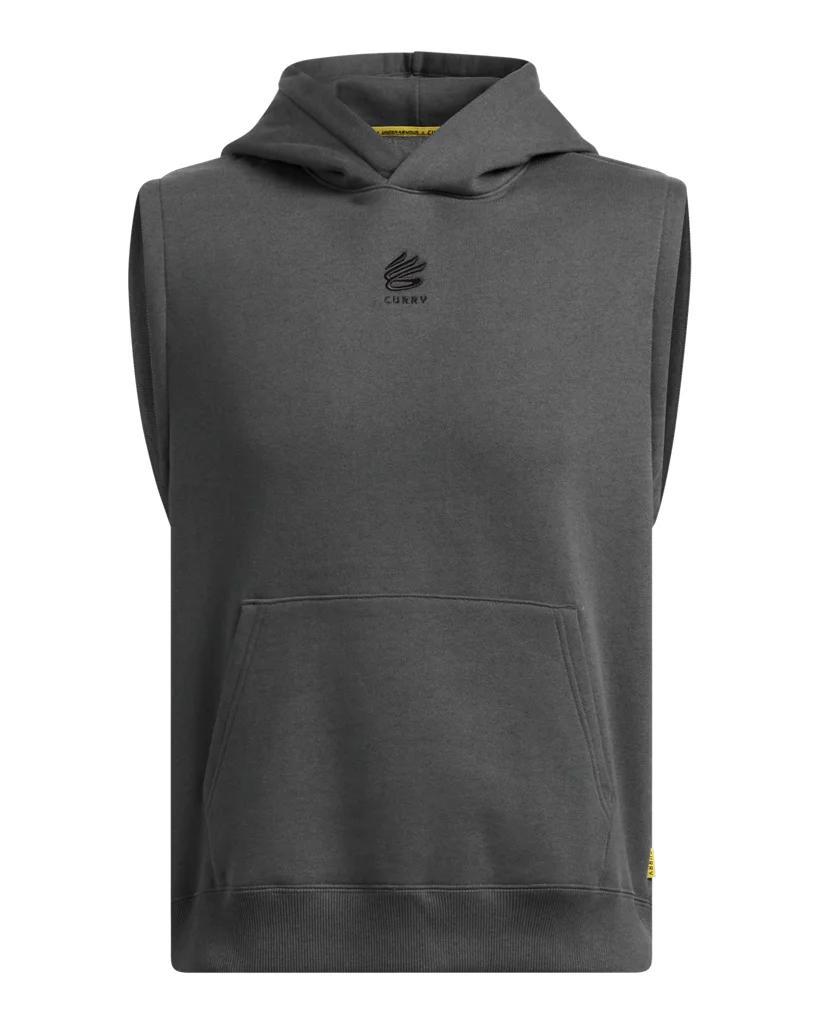 Men's Curry Splash Sleeveless Hoodie Product Image