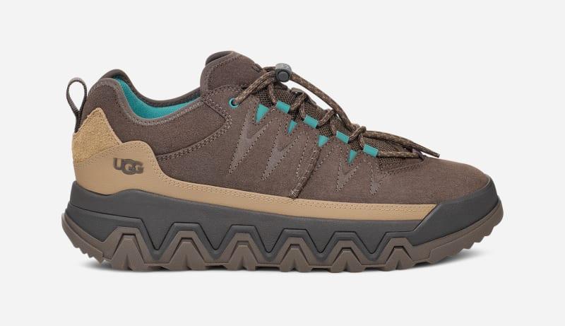 UGG Mens CapTrail Low Suede/Textile/Recycled Materials Sneakers Product Image