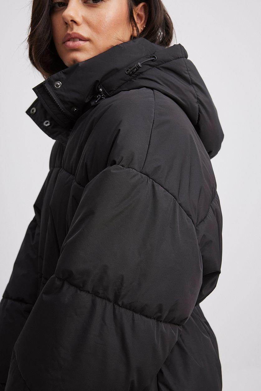 Waist Drawstring Padded Jacket Product Image