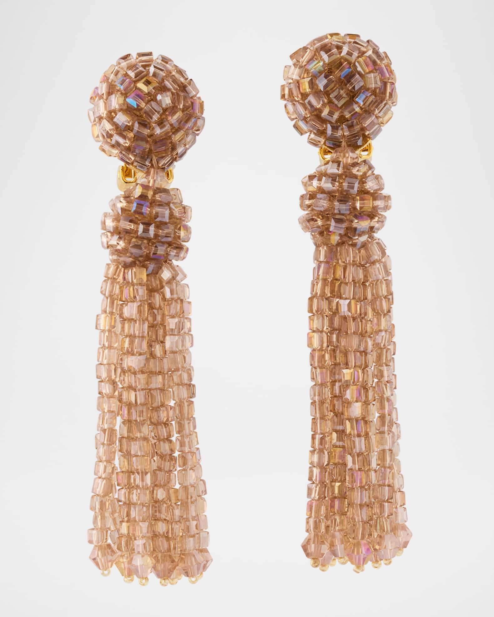 Crystal Fringe Earrings Product Image