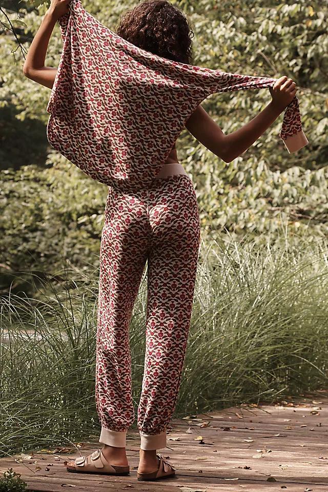 By Anthropologie Waffle-Knit Pajama Pants Product Image