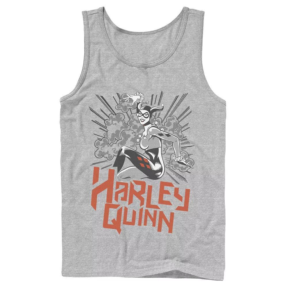 Men's DC Comics Harley Quinn Action Pose Tank Top,  Product Image