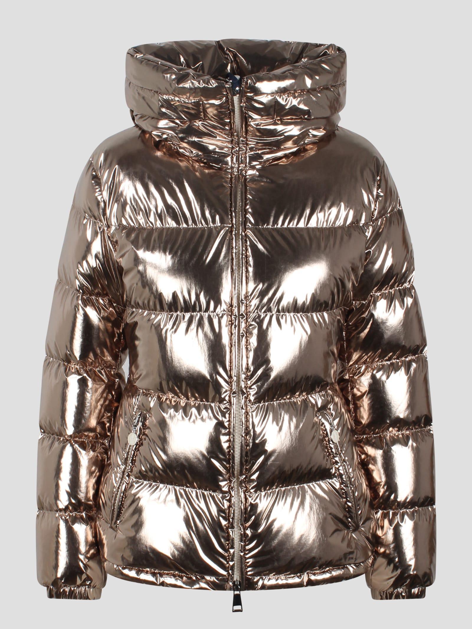 MONCLER Metallic Zip In Gold Product Image