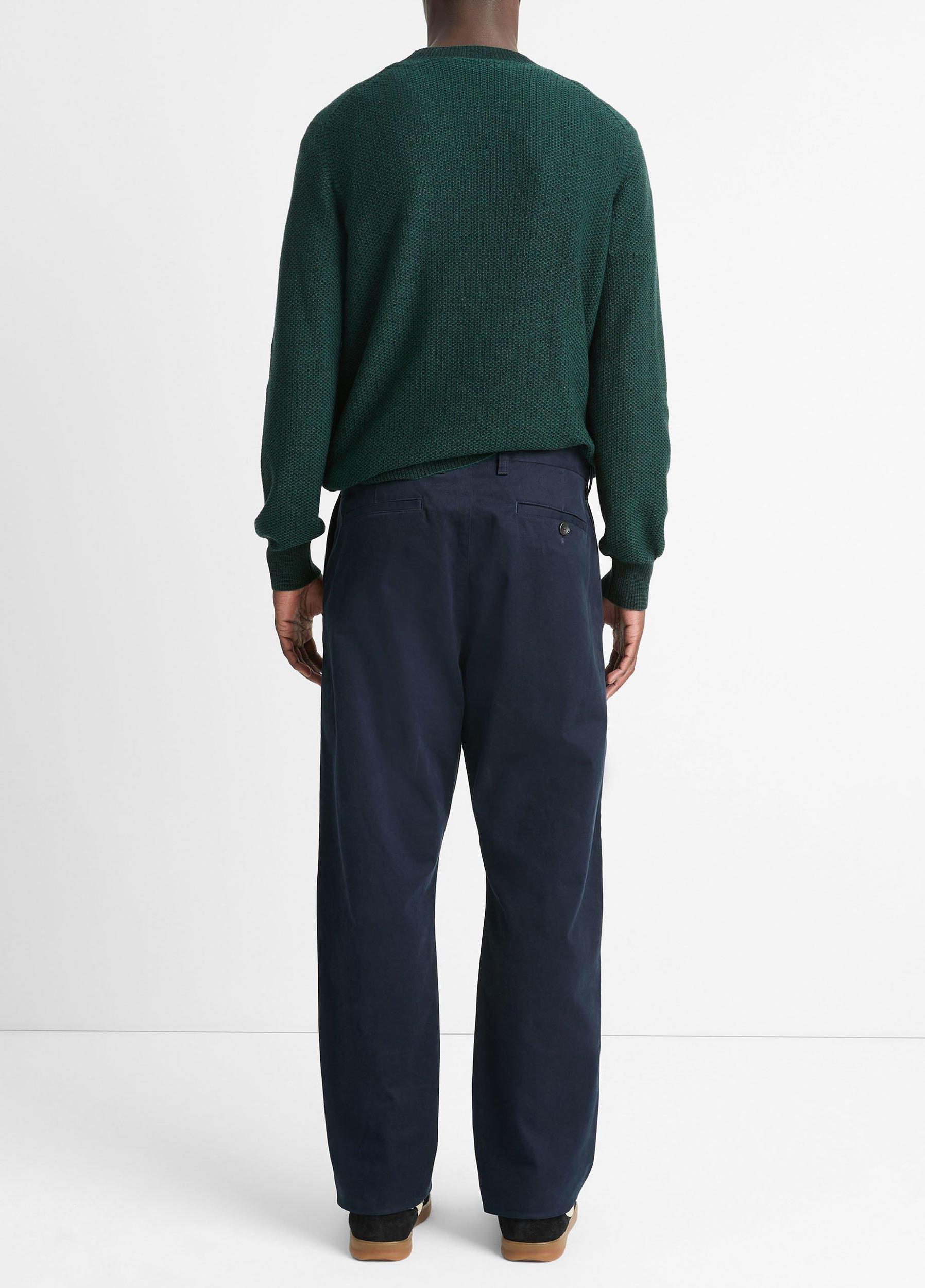 Aran Cable Wool Crew Neck Sweater Product Image