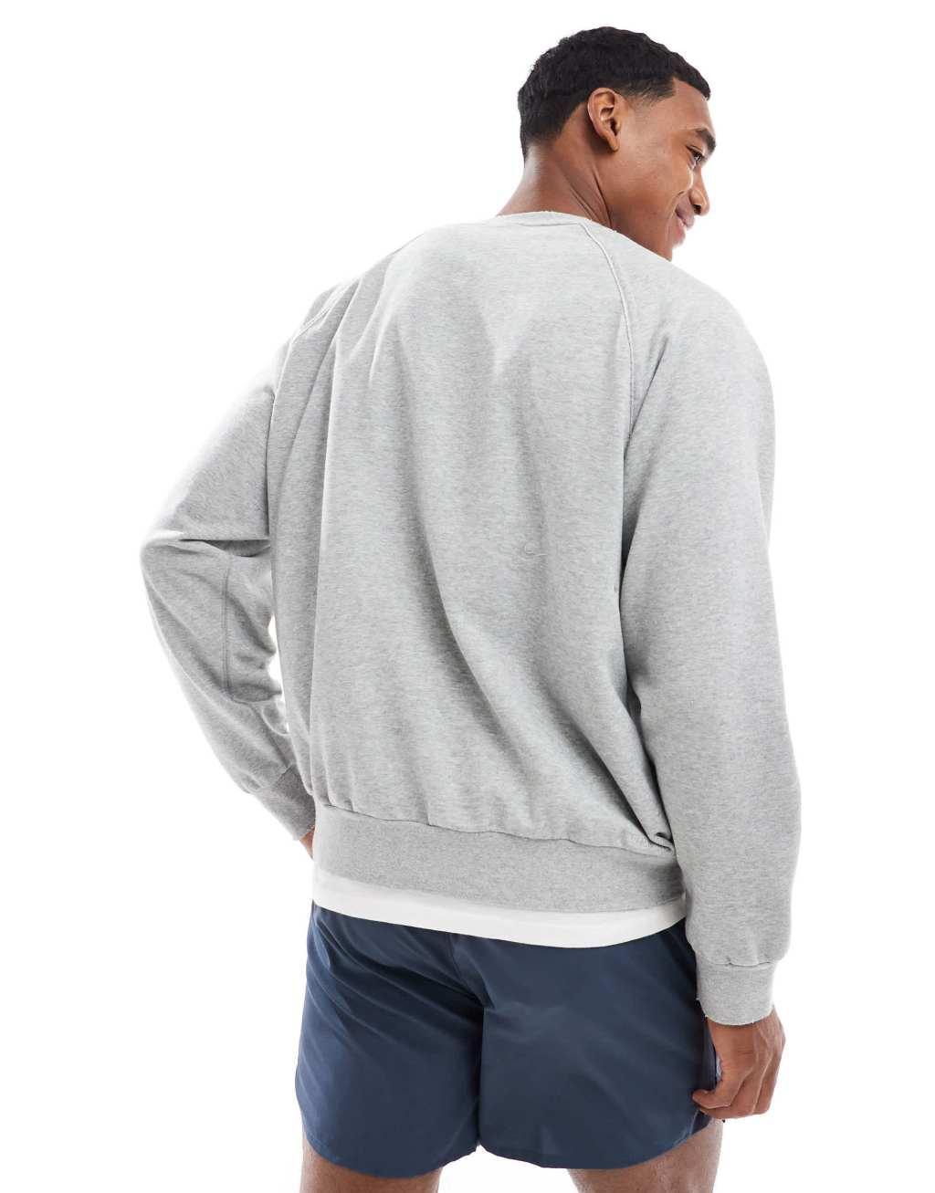 Nike Training Heritage sweatshirt in gray Product Image