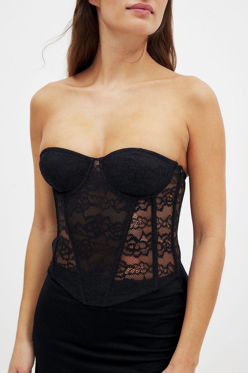 Underwired Lace Corset Product Image
