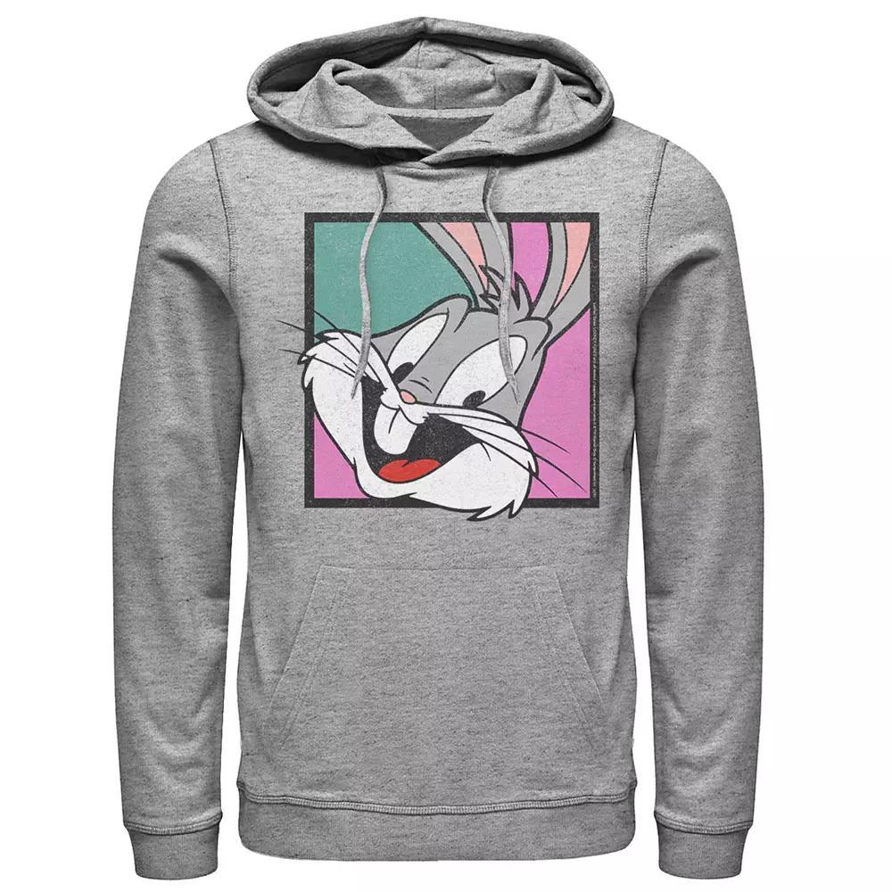 Men's Looney Tunes Character Bugs Smiling Framed Colorful Hoodie,  Product Image
