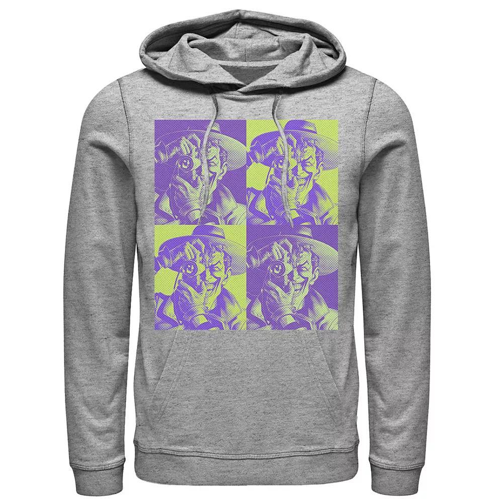 Men's DC Batman The Joker Halftone Popart Hoodie,  Product Image