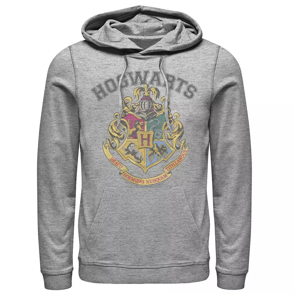 Men's Harry Potter Vintage Logo Hoodie, Size: XL, Athletic Grey Product Image