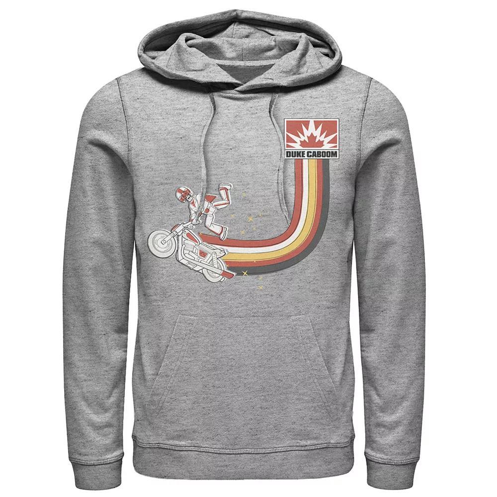 Disney / Pixar's Toy Story Duke Kaboom Men's Retro Jump Hoodie, Size: Medium, Athletic Grey Product Image