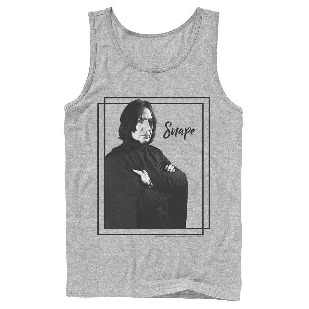Men's Harry Potter Snape Simple Framed Portrait Graphic Tank Top,  Product Image