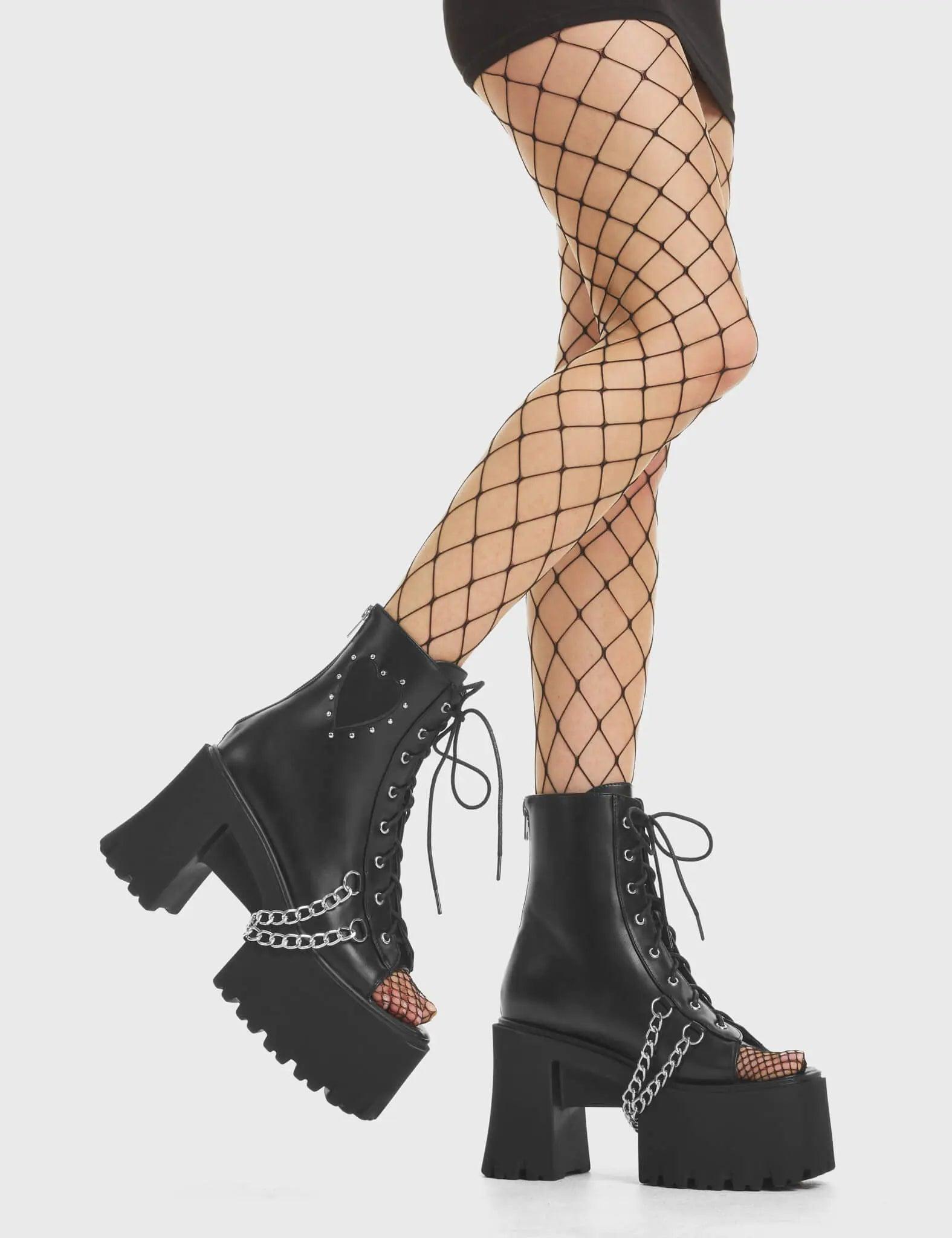 Get To It Chunky Platform Ankle Boots Product Image