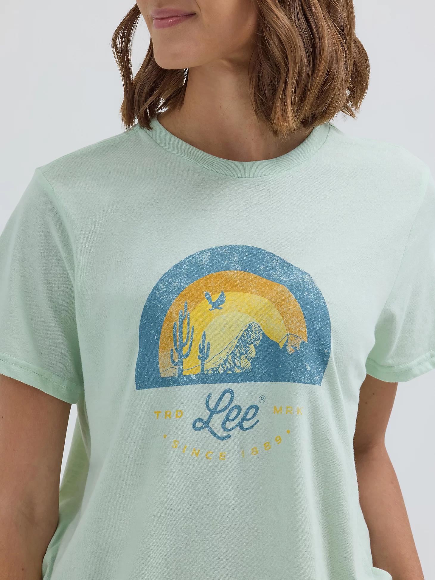 Women's Desert Sunset Graphic Tee | Women's Tops | Lee® Product Image