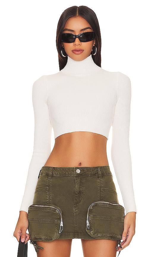 Cara Cropped Knit Mock Neck NBD Product Image