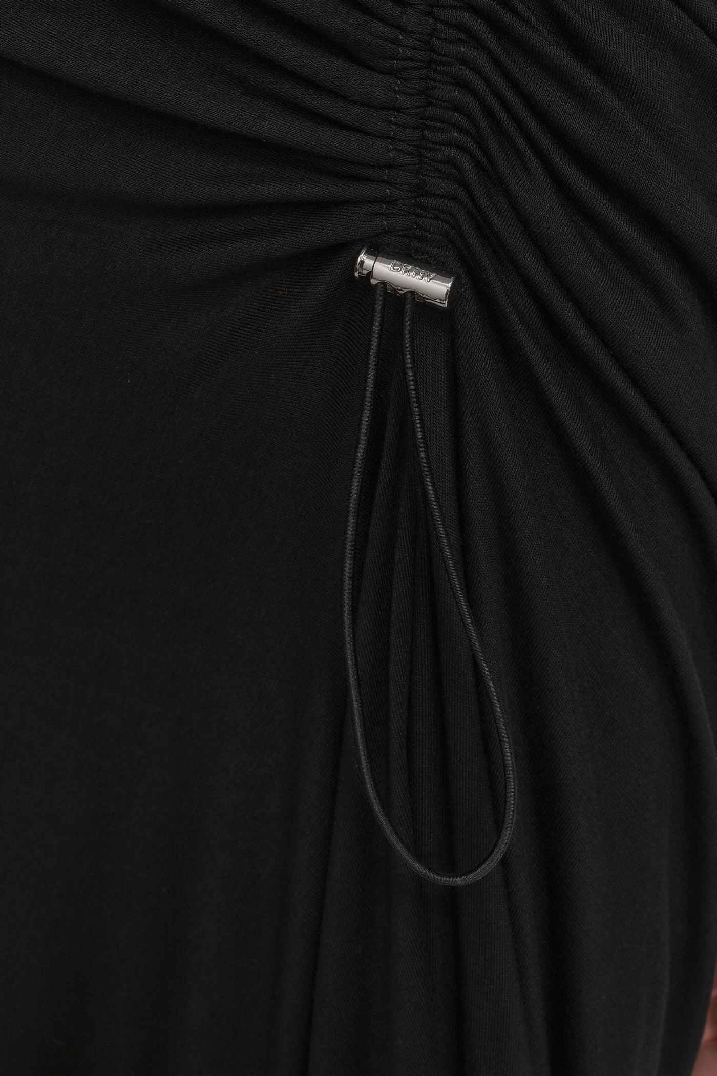 ASYMMETRIC FIT & FLARE MIDI DRESS Product Image