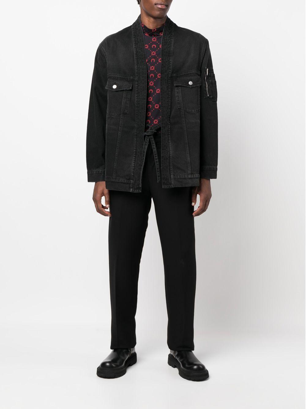 long-sleeve denim jacket Product Image