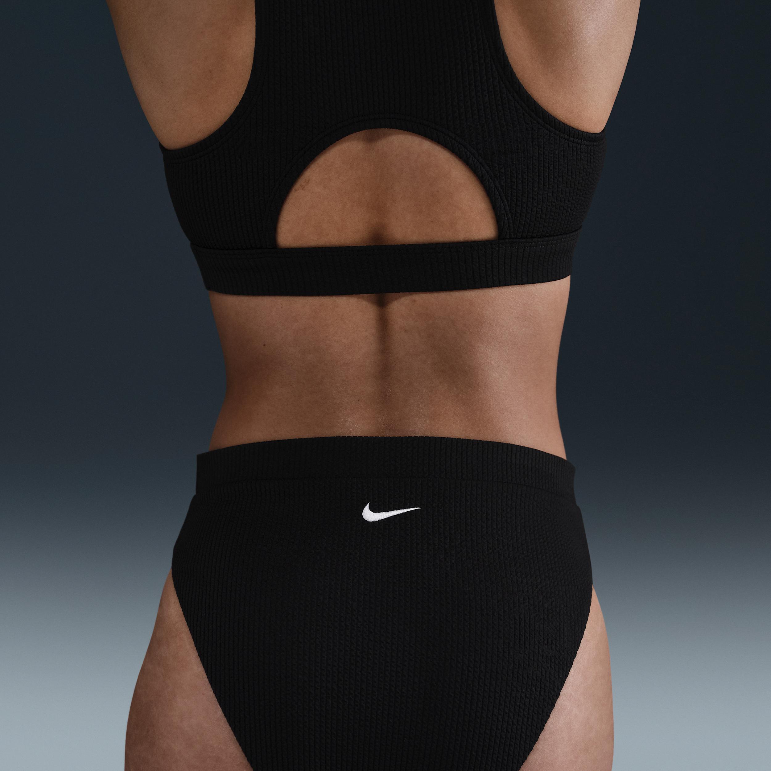 Nike Womens Swim Elevated Essential High-Waisted Bikini Bottom Product Image