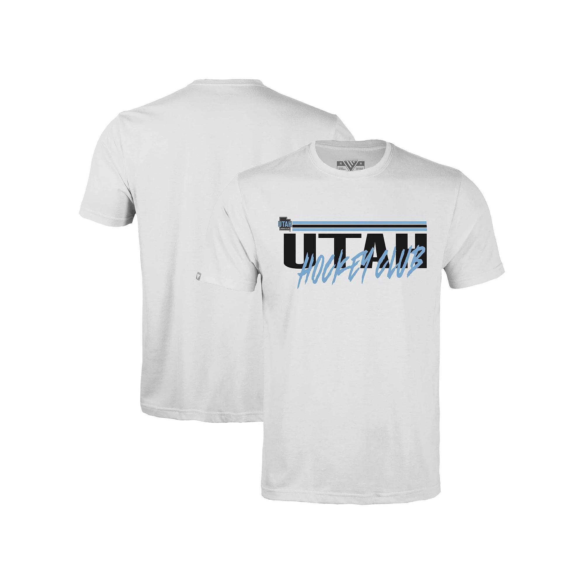 Men's Levelwear White Utah Hockey Club Richmond Etched T-Shirt, Size: XL, Ute White Product Image