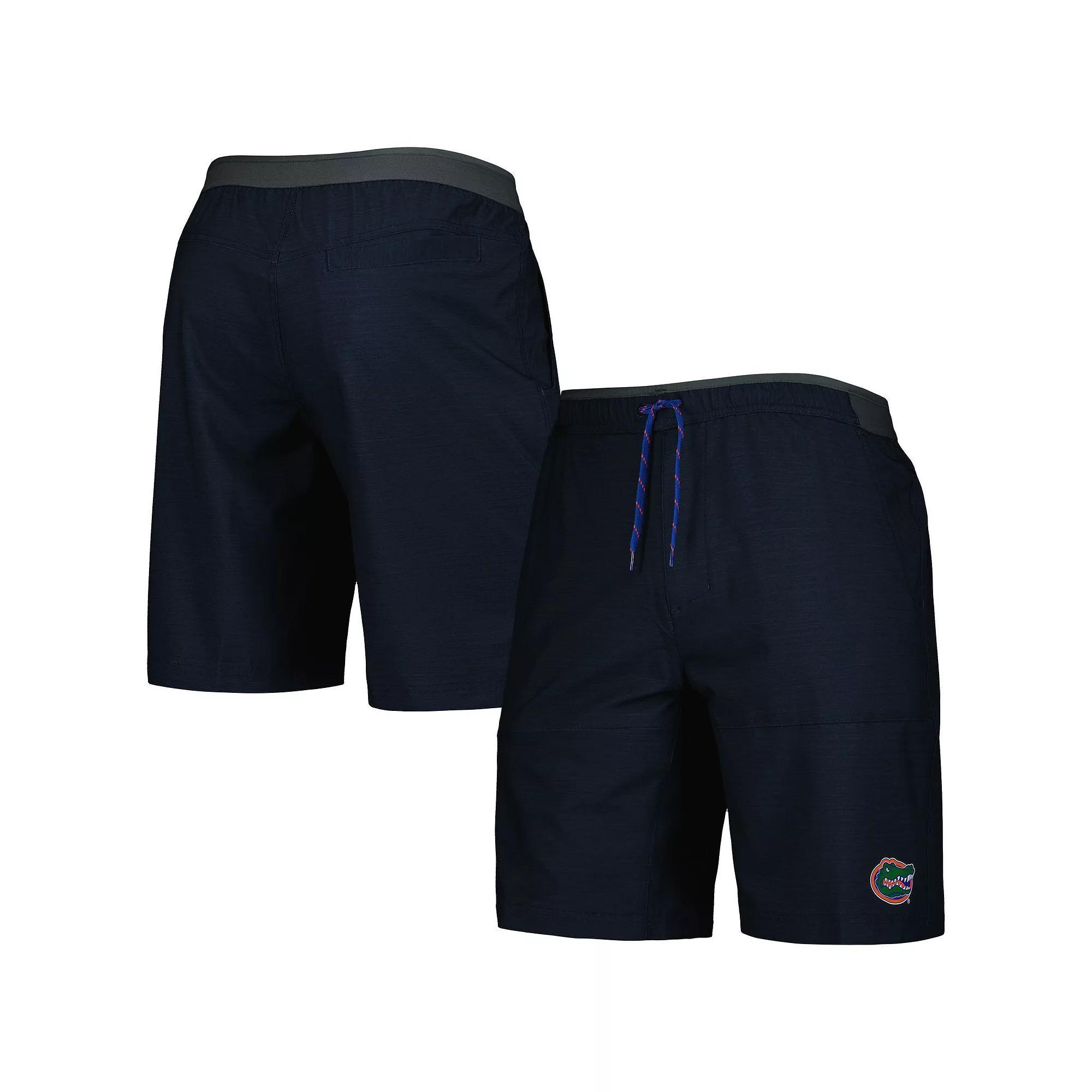Men's Columbia Navy Florida Gators Twisted Creek Omni-Shield Shorts,  Product Image