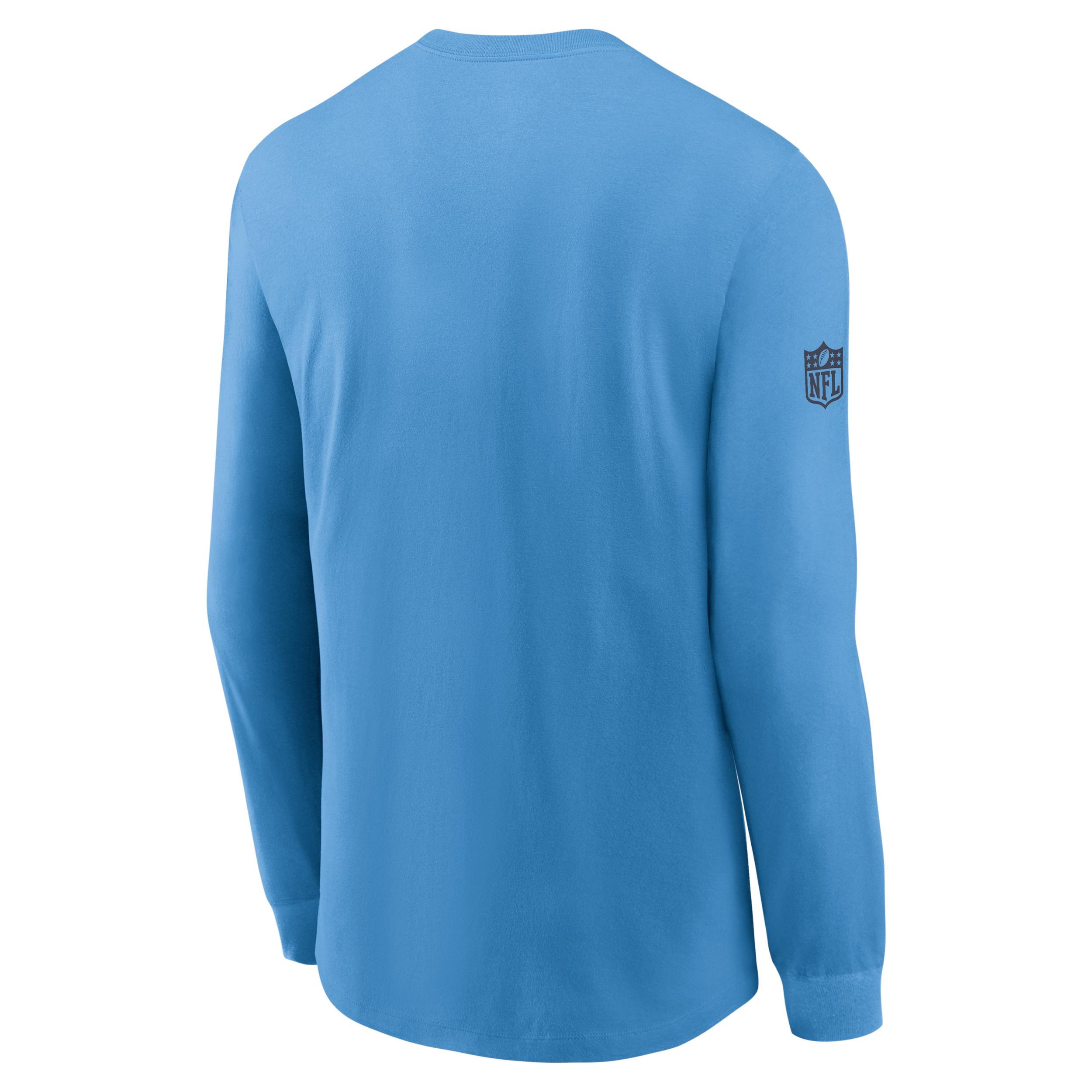 Tennessee Titans Sideline Team Issue Nike Mens Dri-FIT NFL Long-Sleeve T-Shirt | 02EW4AI8F-2ZH Product Image