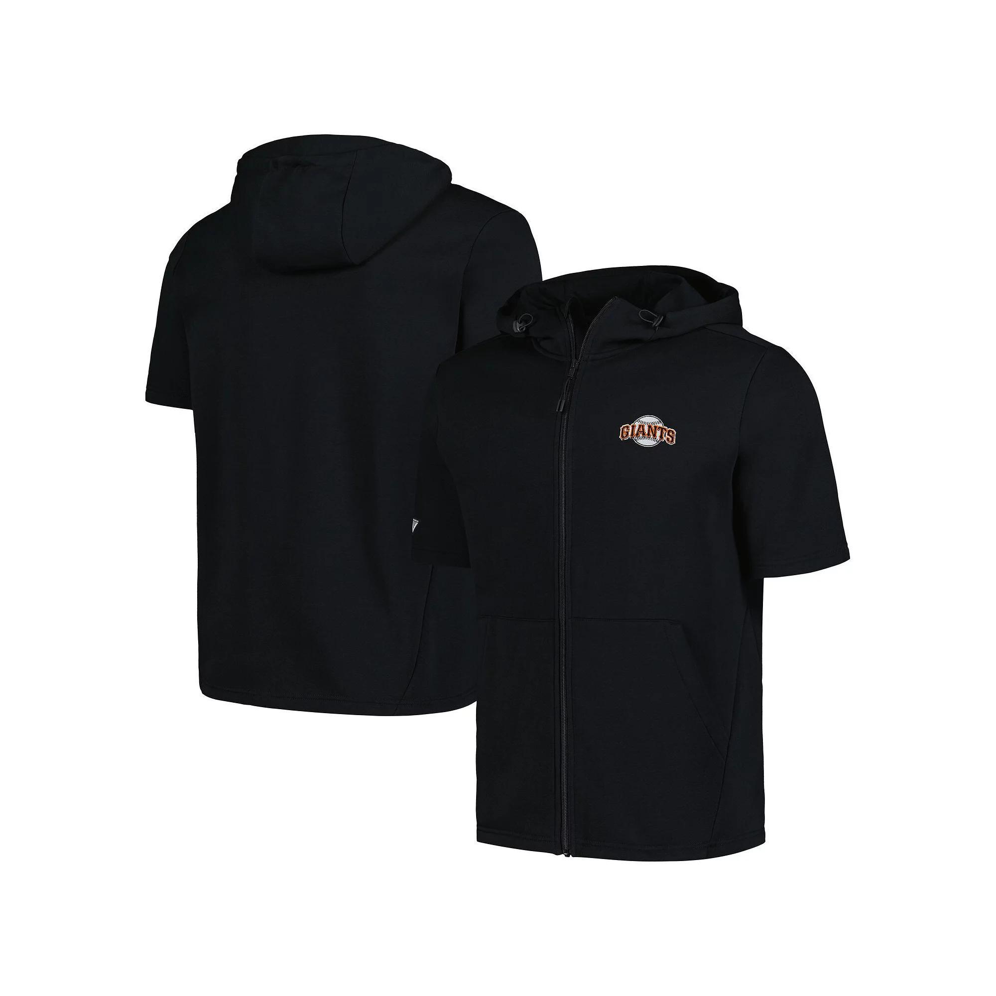 Mens Levelwear San Francisco Giants Recruit Short Sleeve Full-Zip Hoodie Product Image