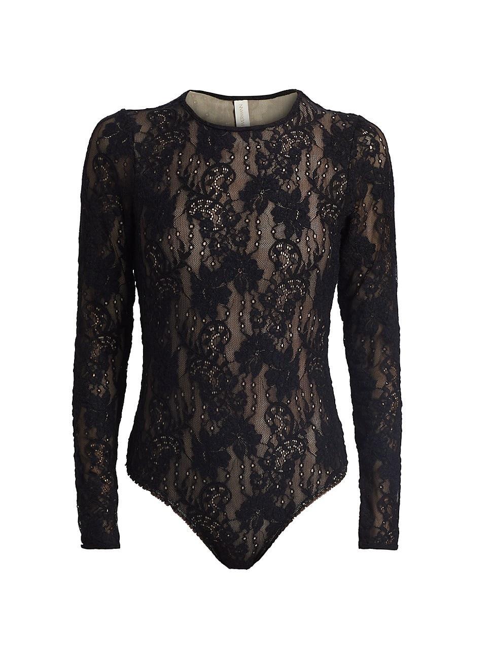 Womens Lace Bodysuit Product Image