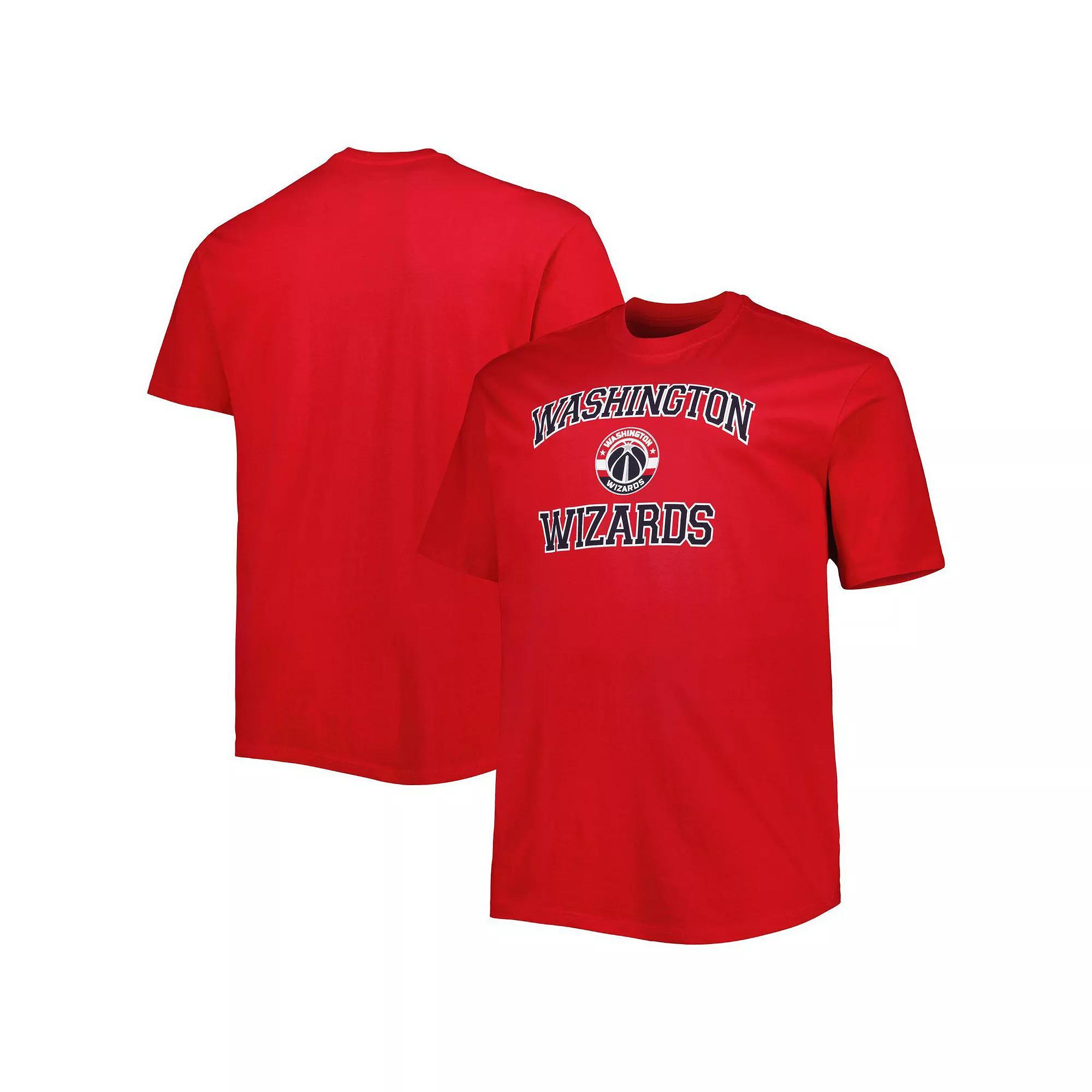 Men's Red Washington Wizards Big & Tall Heart & Soul T-Shirt, Size: 2XB, Wiz Red Product Image