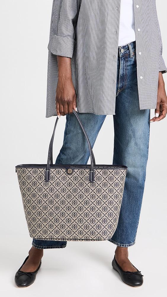 Tory Burch T Monogram Zip Tote | Shopbop Product Image