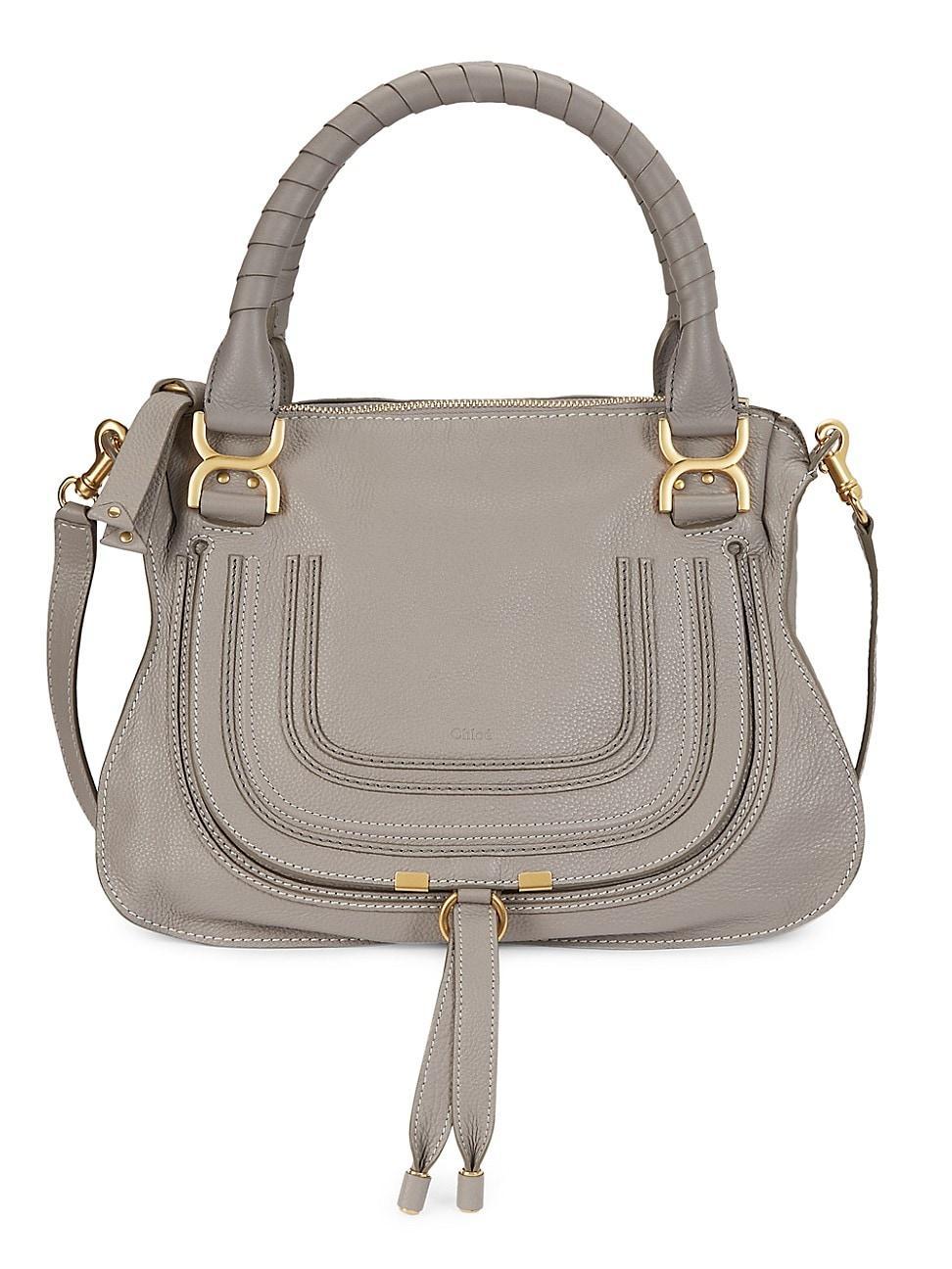 Womens Medium Marcie Leather Satchel Product Image