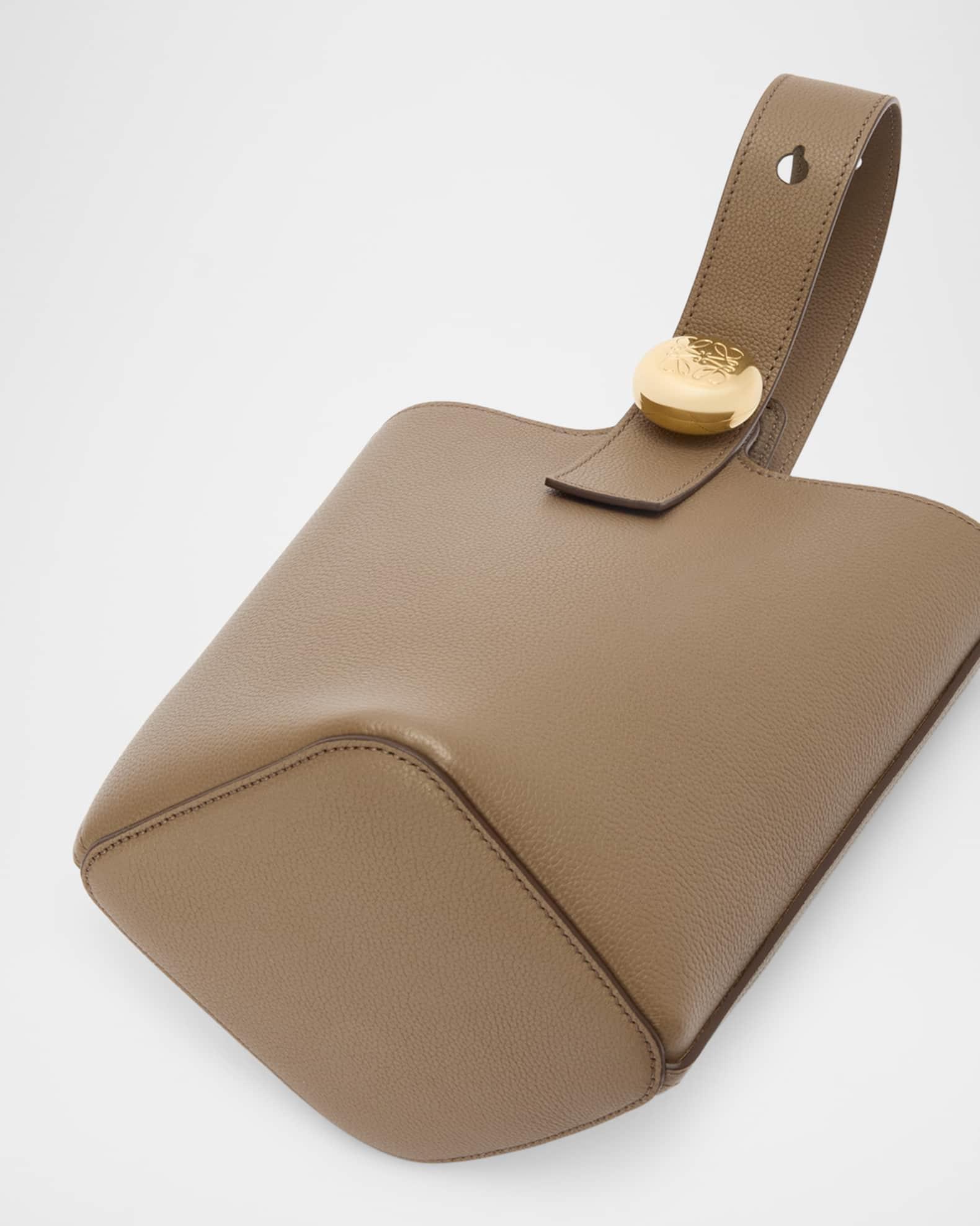 Pebble Mini Bucket Bag in Grain Leather Product Image
