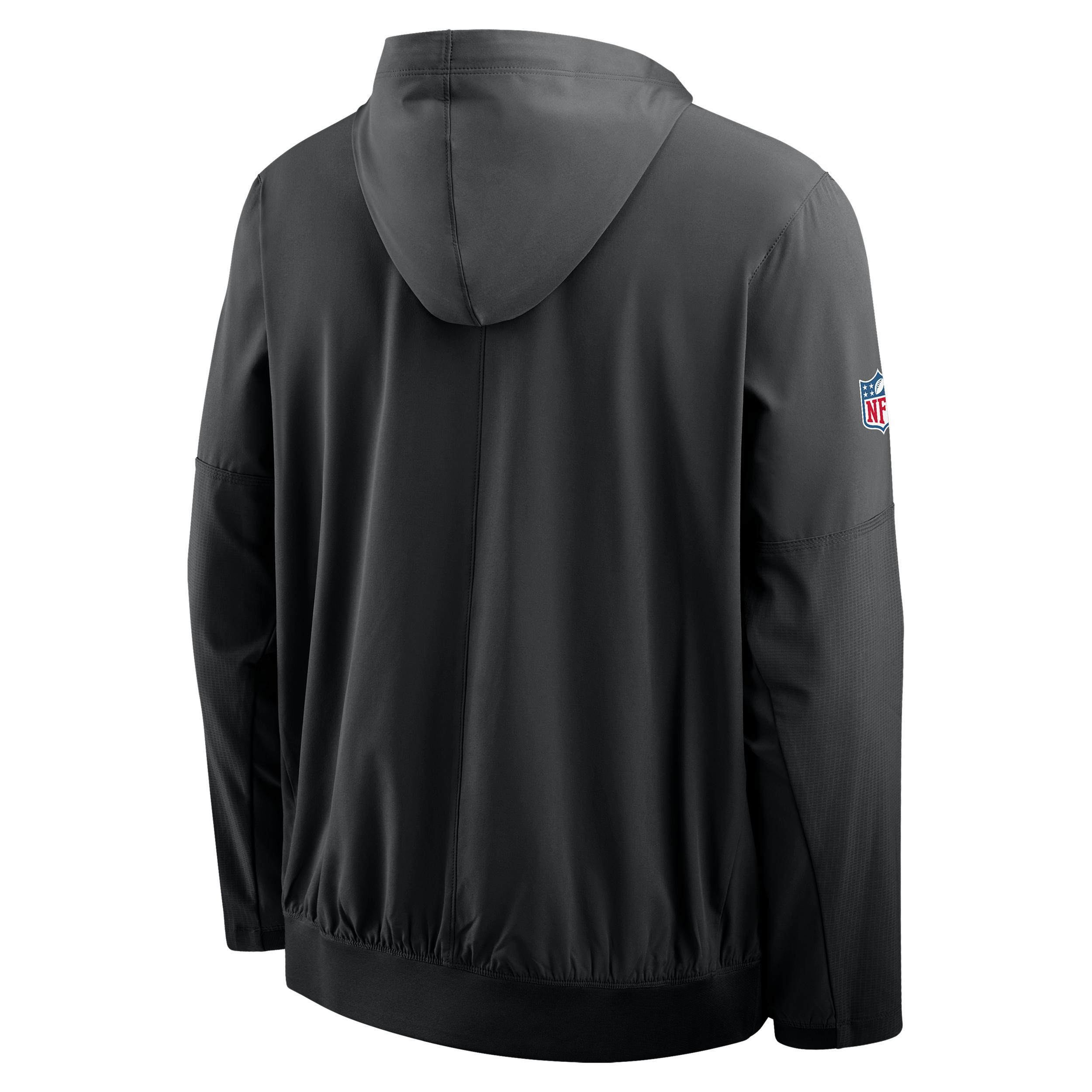 Detroit Lions Alt Option Route Anorak Nike Men's NFL 1/2-Zip Hooded Jacket Product Image