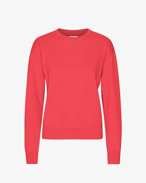 Women Classic Organic Crew - Red Tangerine Product Image