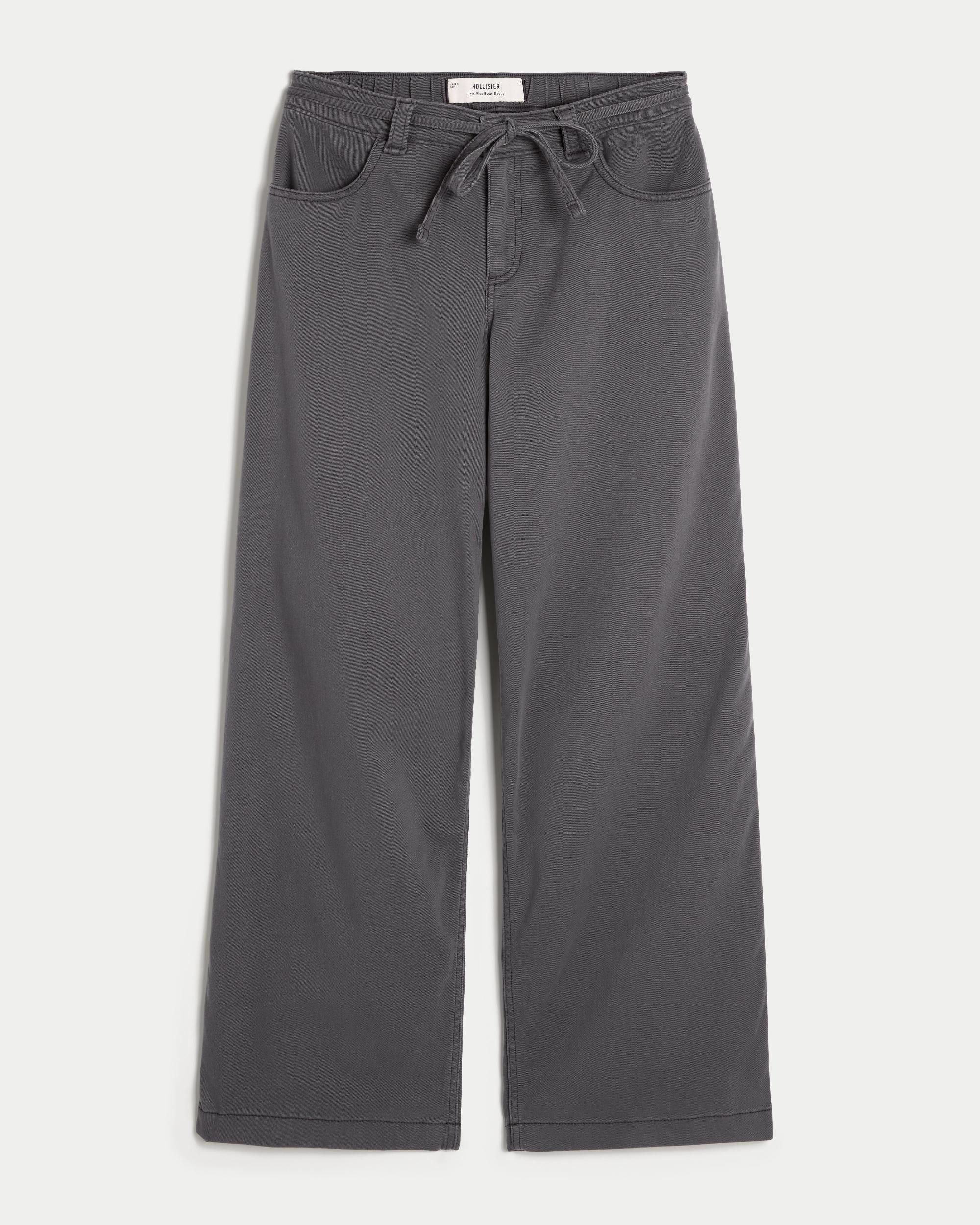 Low-Rise Super Baggy Pants Product Image