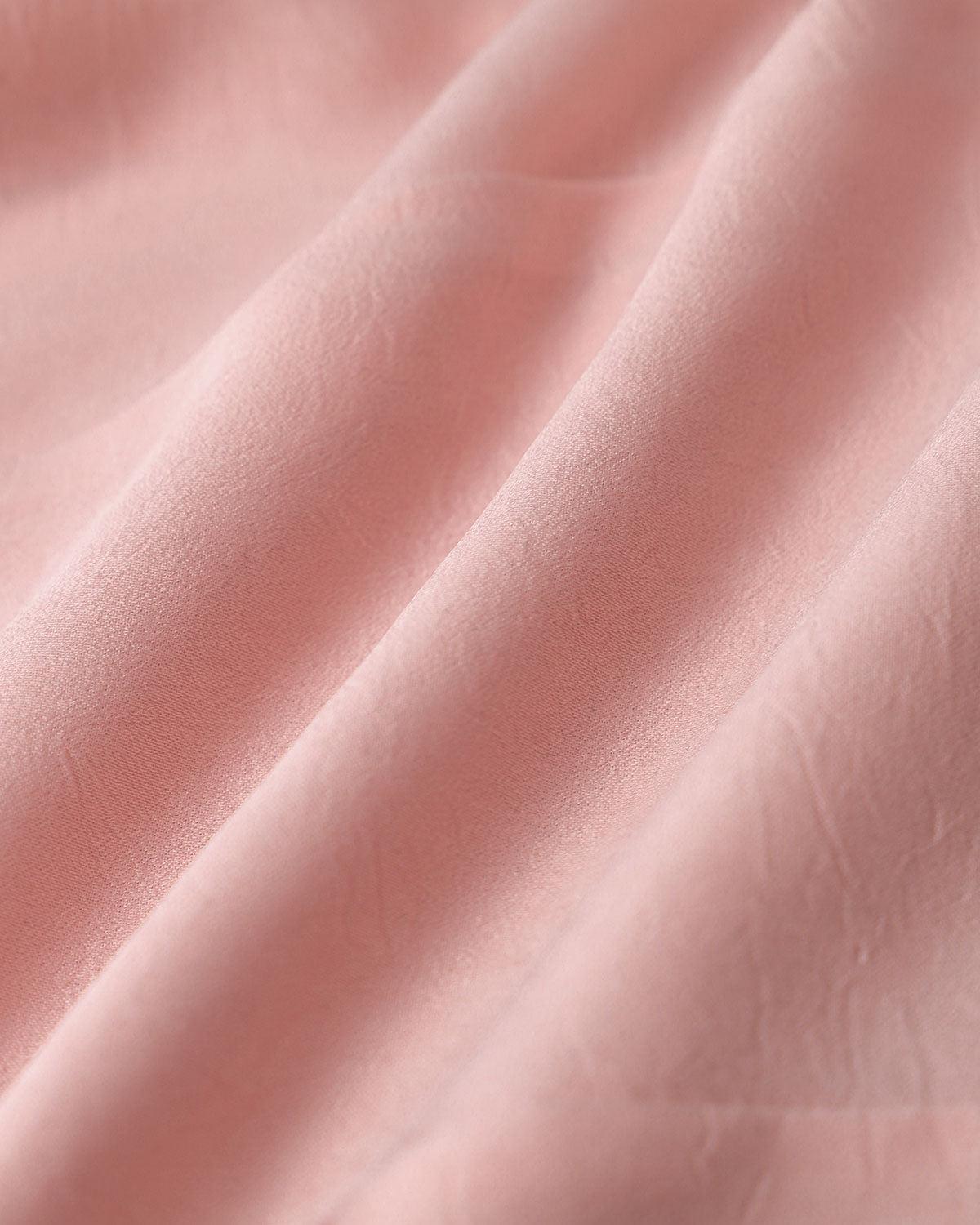 Pink V Neck Button Mini Dress Product Image