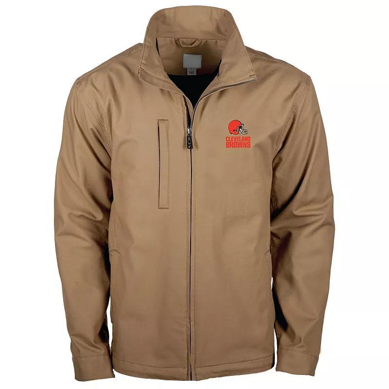 Mens Dunbrooke Tan Buffalo Bills Journey Workwear Tri-Blend Full-Zip Jacket Product Image