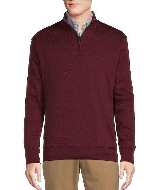 Daniel Cremieux Signature Label Honeycomb Quarter-Zip Pullover Product Image