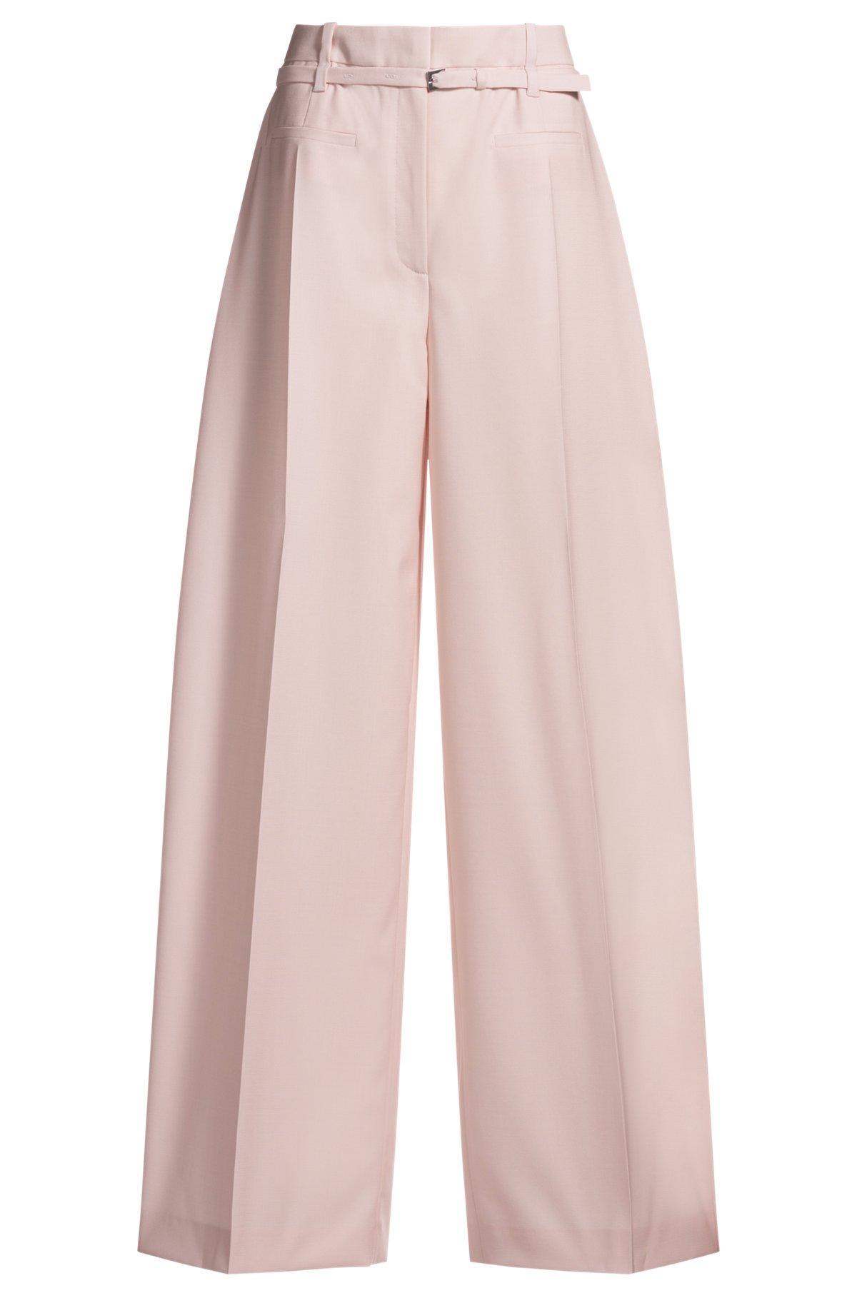 Relaxed-fit trousers in virgin wool Product Image