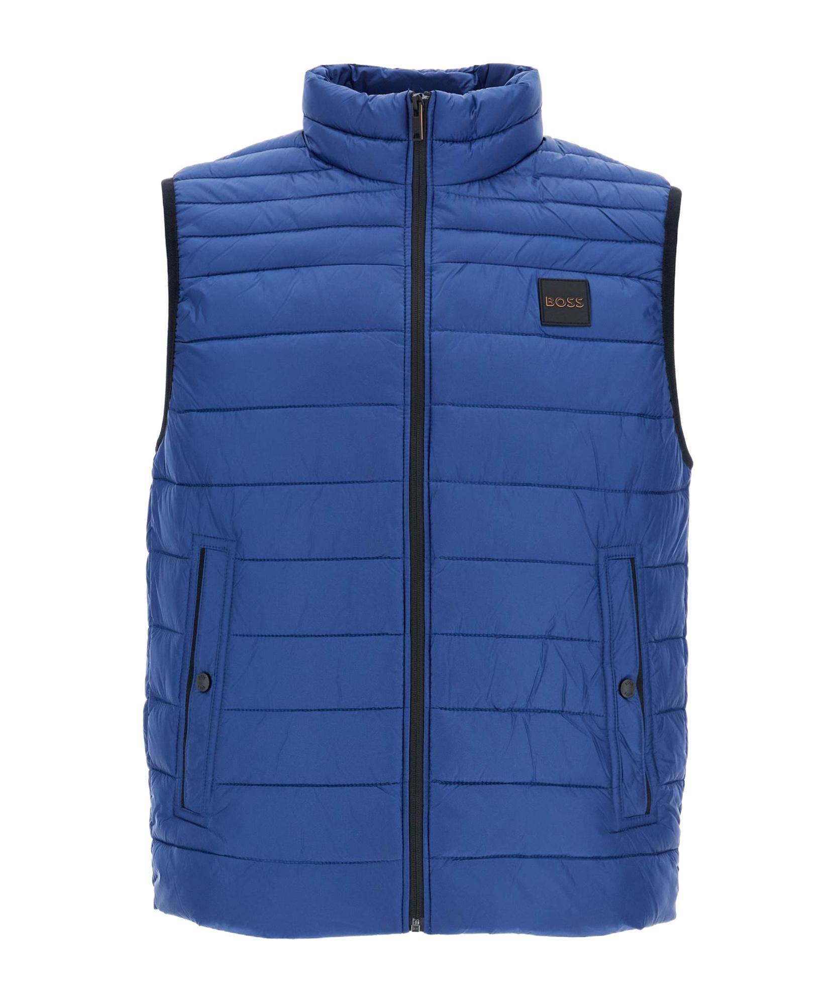 HUGO BOSS Quilted Vest In Blue Product Image