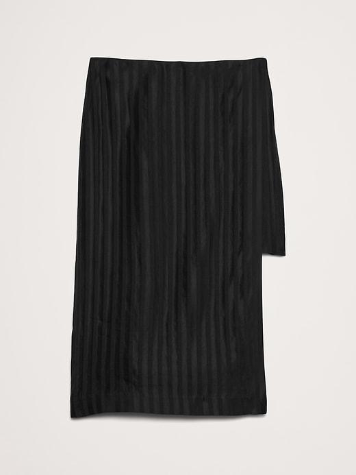 Satin Stripe Skirt Product Image