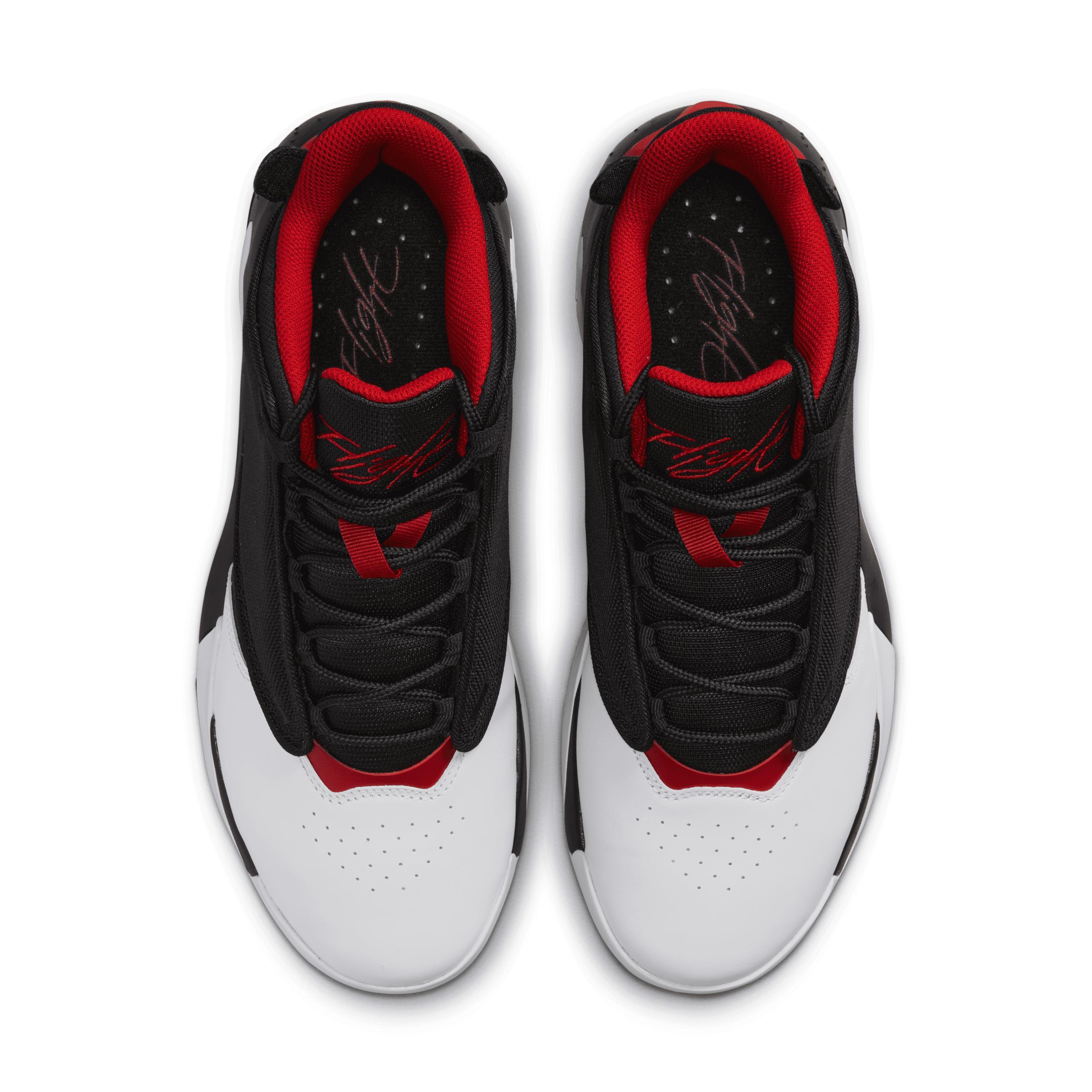 Jordan Mens Max Aura 4 - Basketball Shoes White/Gym Red/Black Product Image