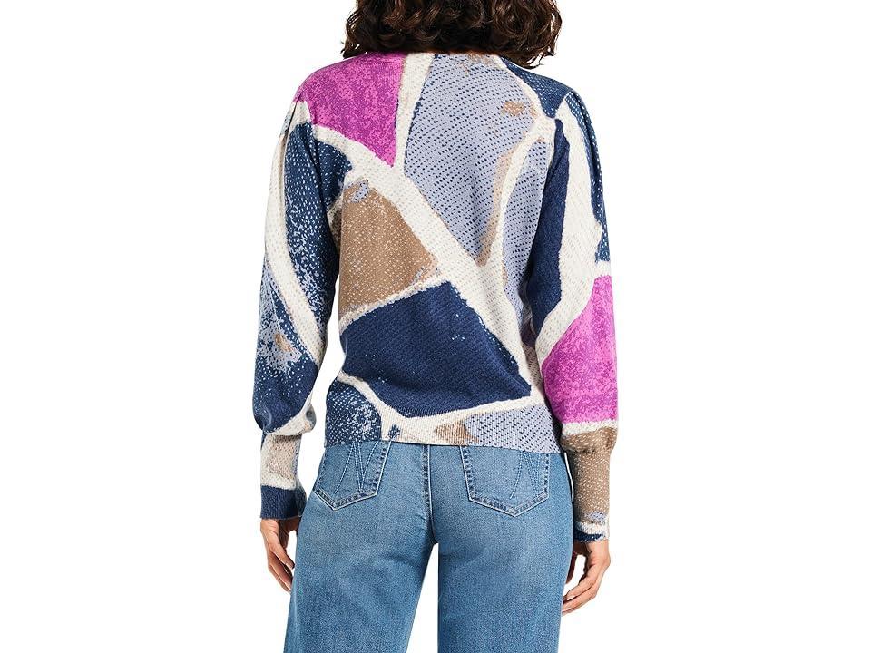 Womens Printed Tiles Sweater Product Image