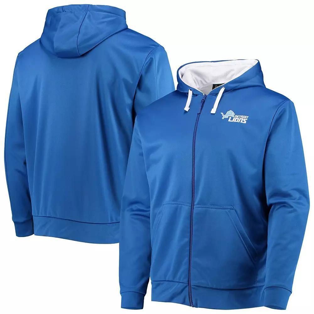 Men's Dunbrooke Blue/White Detroit Lions Apprentice Full-Zip Hoodie, Size: 2XL Product Image