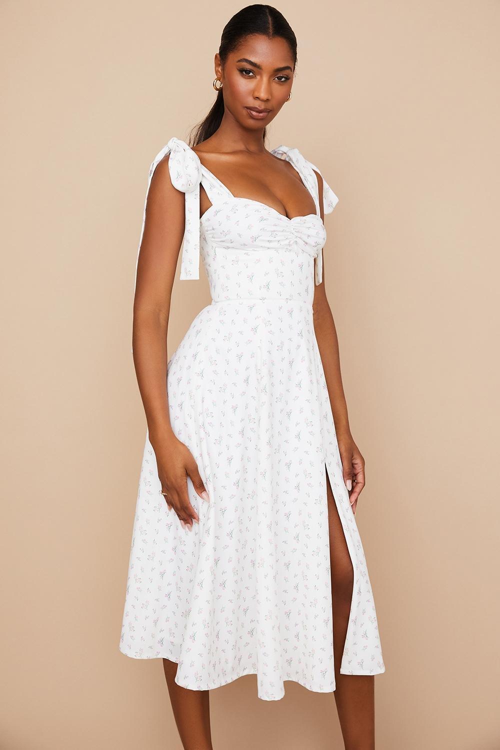 Alicia White Floral Midi Sundress Product Image