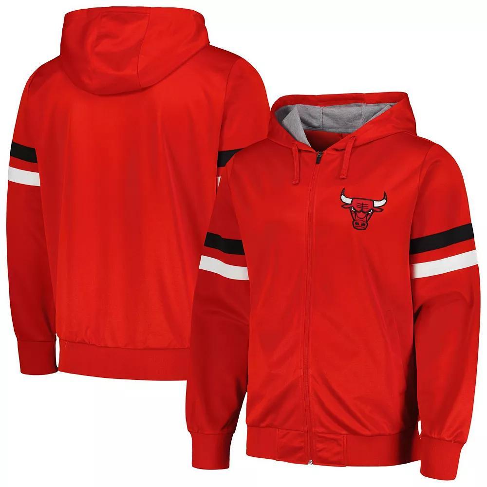 Men's G-III Sports by Carl Banks Red Chicago Bulls Contender Full-Zip Hoodie Jacket,  Product Image