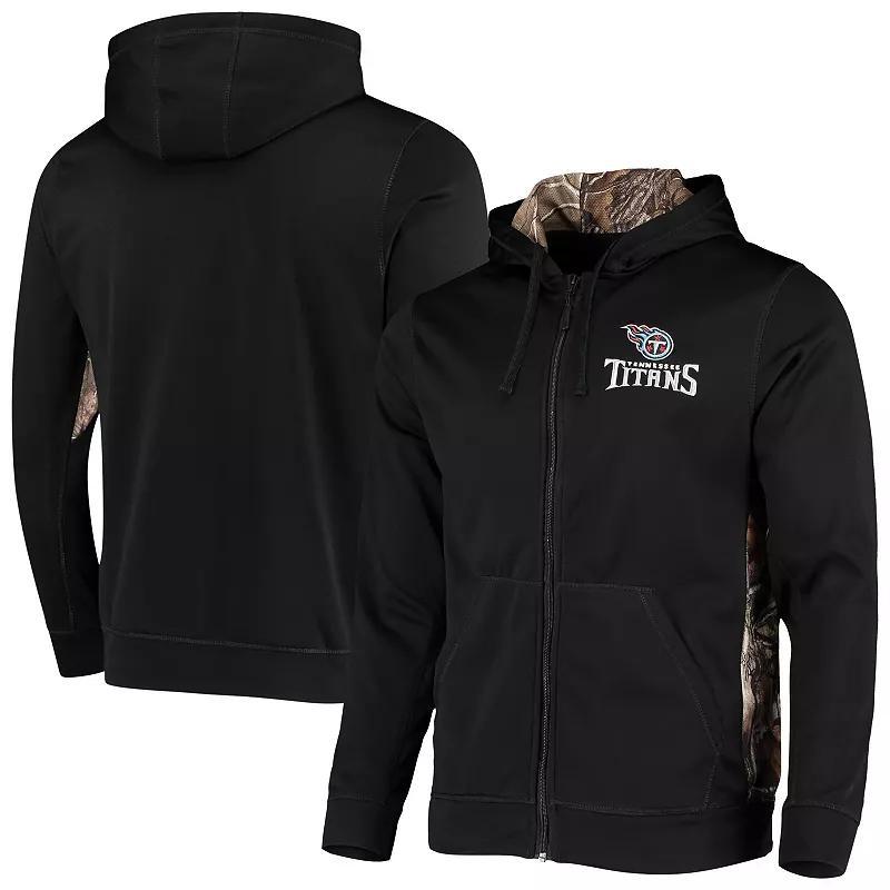 Men's Dunbrooke Black/Realtree Camo Tennessee Titans Decoy Tech Fleece Full-Zip Hoodie,  Product Image